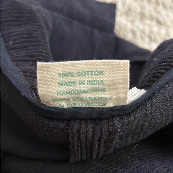 Julia Amory cord corduroy high waisted wide leg trousers pants S - Picture 6 of 8